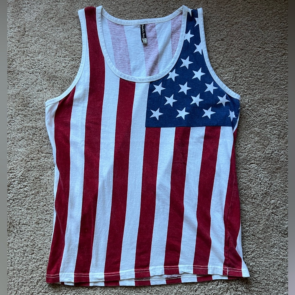 Patriotic Red, White, and Blue Tank Top